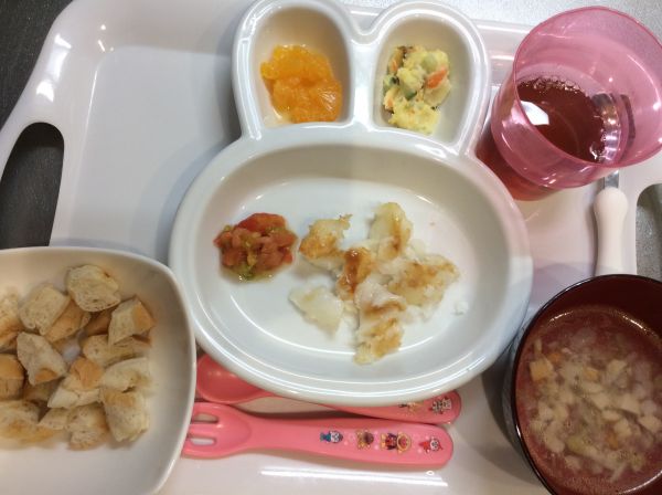 かれいの和風ソテー 完了期