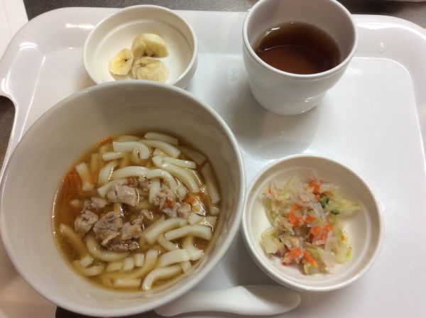 鶏肉と大根のおろしうどん 完了期