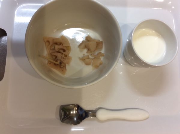 れんこんの蒸し焼き 完了期