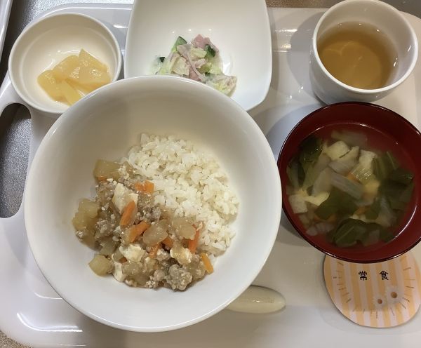 マーボー大根豆腐丼常食