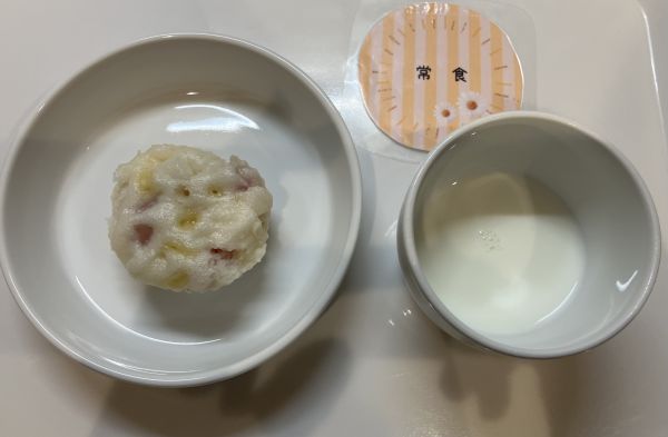 ハムチーズ蒸しパン