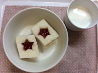 ☆七夕メニュー☆いちごサンド常食