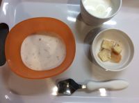 ジャムヨーグルトと手作りラスク 完了期