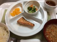 鮭のスタミナ焼き