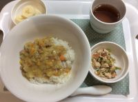 大根カレー畑の大根、にんじん、キャベツを使っています