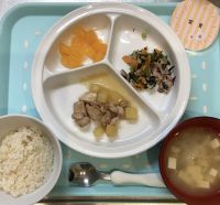 鶏肉とじゃがいもの甘辛煮常食