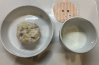 ハムチーズ蒸しパン